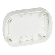 Oval base 3 moduli per canaletta bianca