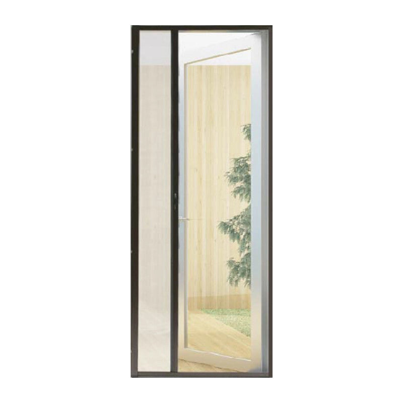 C ZANZARIERA IN KIT PORTA 140X240 MARRONE 8017
