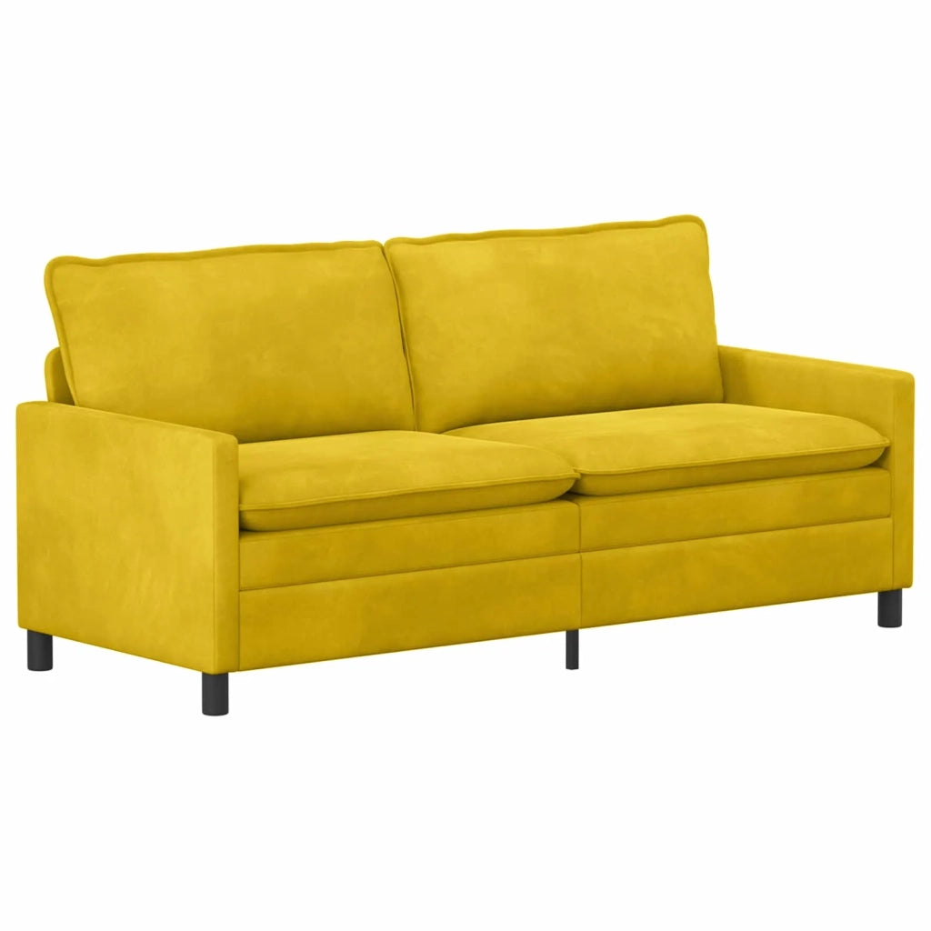 Set di divani 2 pcs Giallo Velluto 3417115