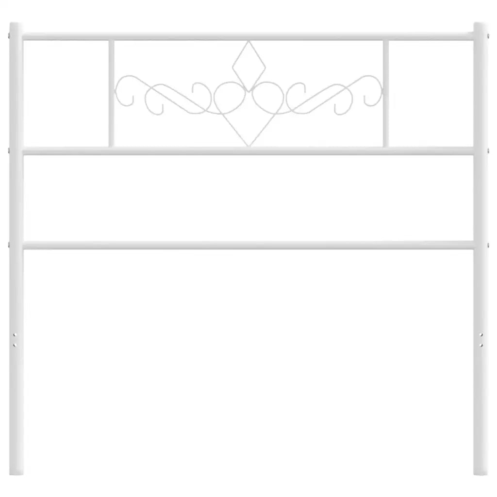 Testiera di Ricambio in Metallo Bianco 75 cm 355342