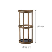Portaombrelli mobile contenitore per ingresso rotondo 45 cm bambù 13_0002220
