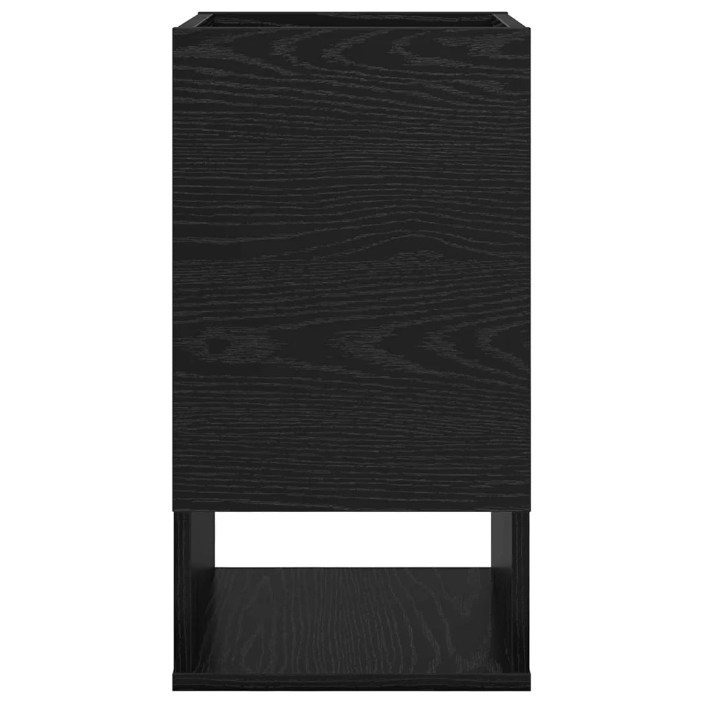 Tavolino 2 pcs Rovere Nero 30 x 30 x 56 cm Legno multistrato 890931
