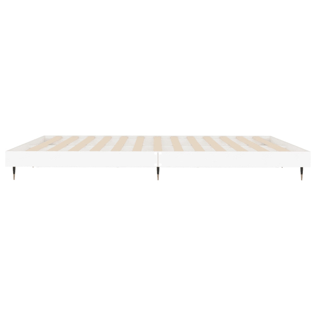 Giroletto-Struttura Letto Bianco 120x200 cm in Legno Multistrato 391856