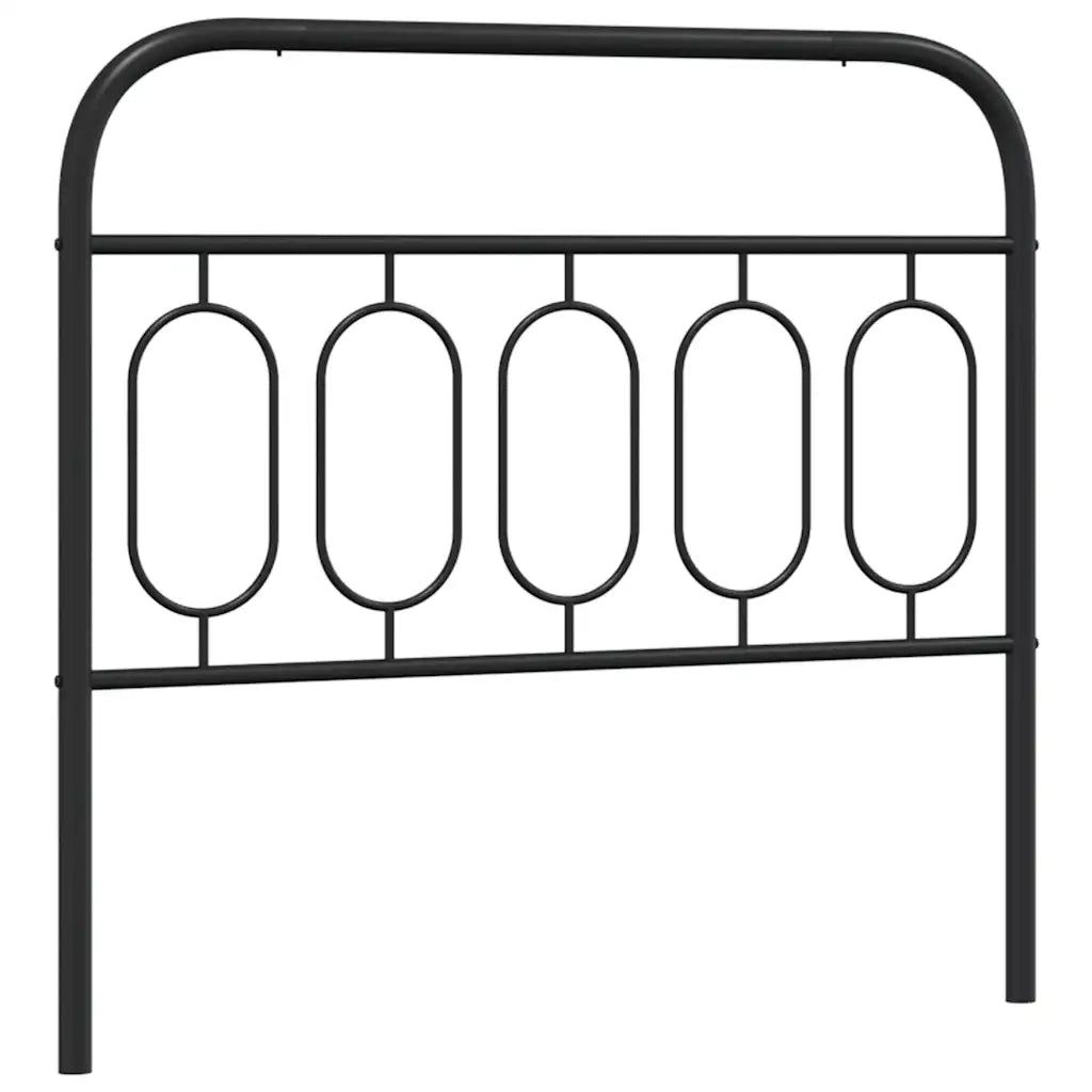 Testiera di Ricambio in Metallo Nero 107 cm 377147