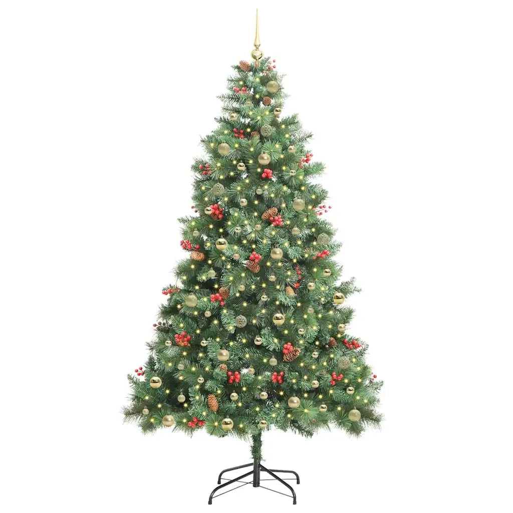 Albero di Natale artificiale Verde 240 cm PVC e Metallo 3395156