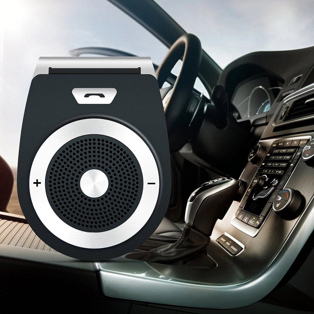 Trade Shop - Vivavoce Audio Per Auto Bluetooth 4.1 Per Chiamate Vocali Gps E Ascoltare Musica -