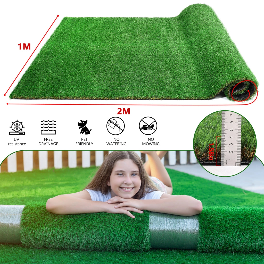 Tappeto Erba Artificiale Esterno ¨C Minimal ¨C 1x2m Pila 2cm per Giardino Balcone