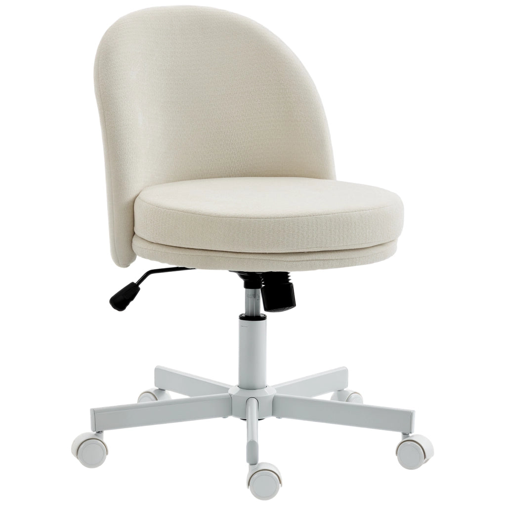 Sedia da ufficio regolabile in altezza con funzione basculante ¨C Minimal ¨C crema