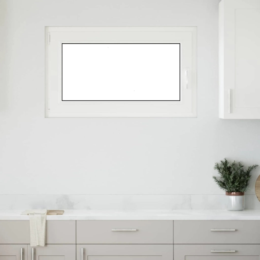 Finestra per Soffitta RISOR 100 x 70 cm PVC e Vetro Bianco CFW6534959
