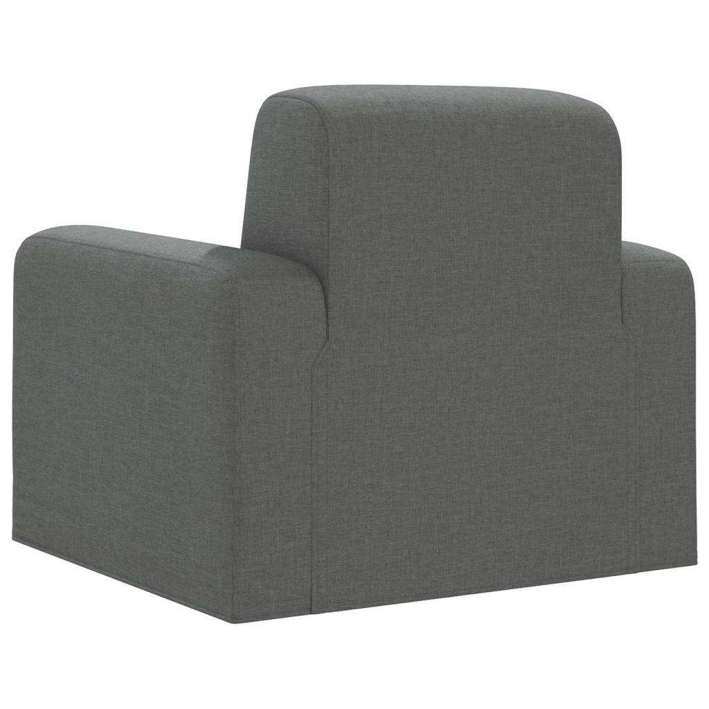 Poltrona Grigio Scuro Tessuto 42042417