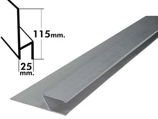 STADIE PROFILO H IN ALLUMINIO  cm.200h.