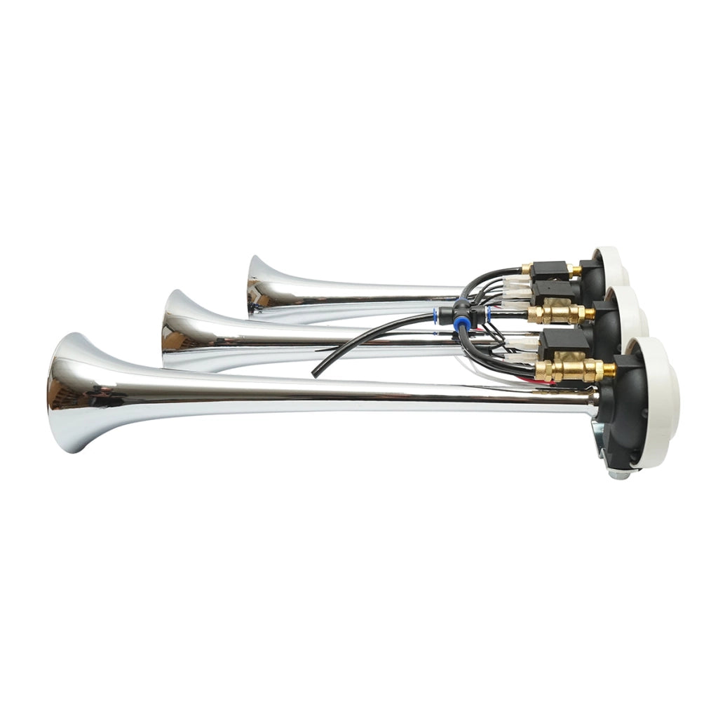 Clacson a 3 trombe 24V per compressore d’aria