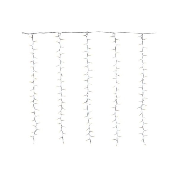 Tenda luminosa natale lotti 78963 starfall trasparente
