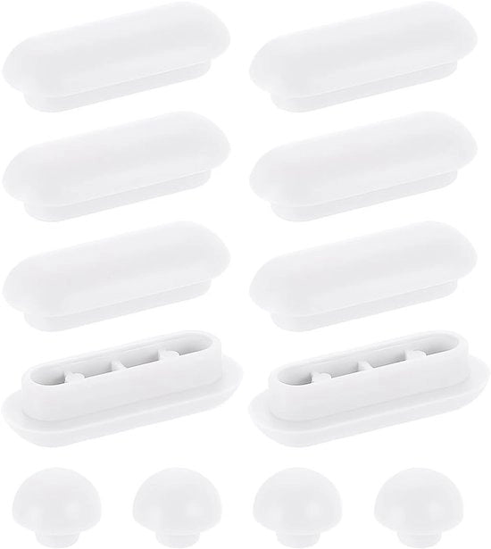 Kit di protezione per WC - 12 pezzi - bianco