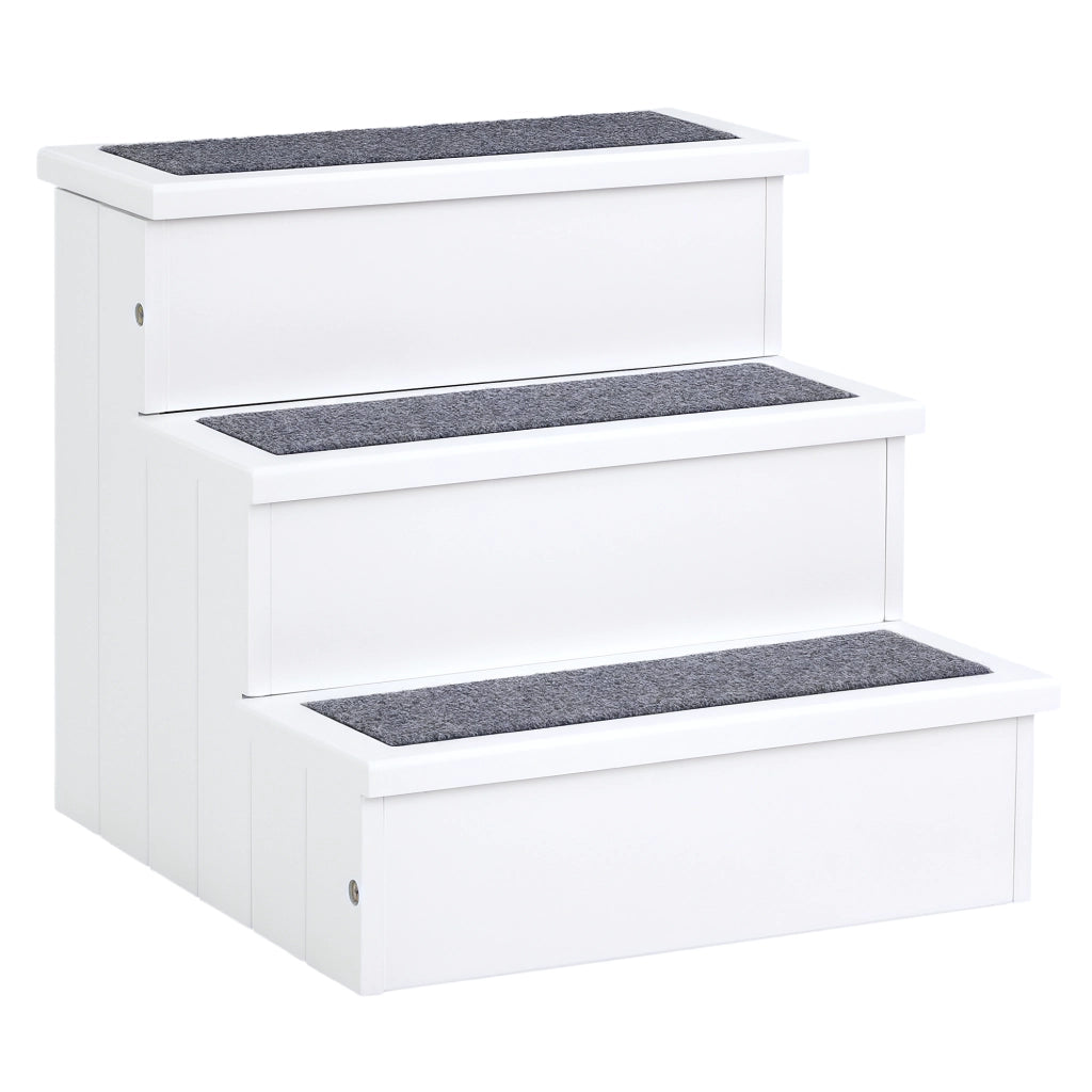 Scala per Cani 3 Gradini 38 cm ¨C Minimal ¨C Bianco