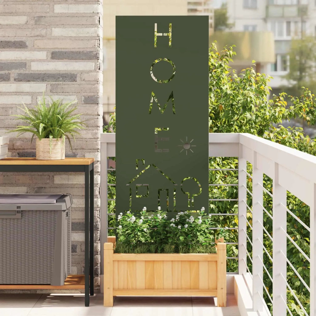 Schermo per privacy in giardino Oliver verde 50 x 140 cm 876339