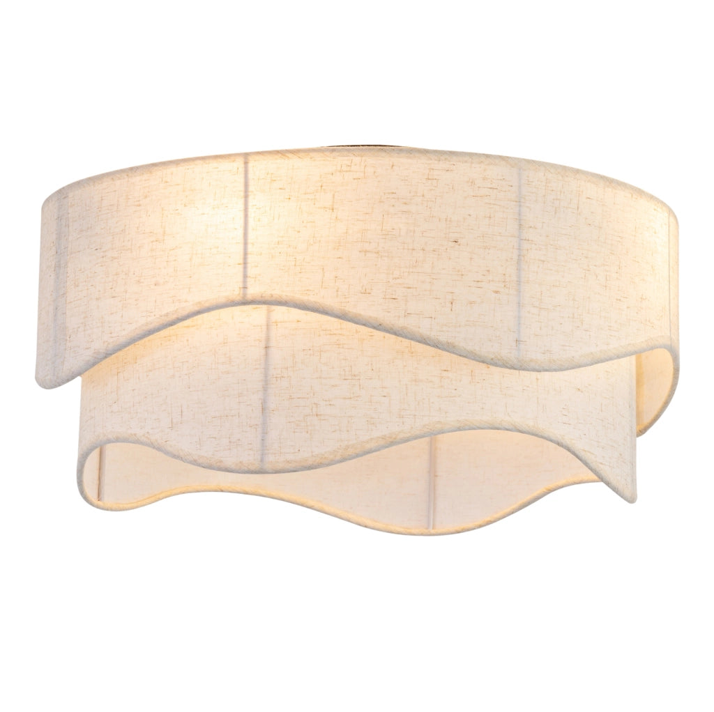 Ventilatore da soffitto con luce e controllo Bluetooth, oro e bianco