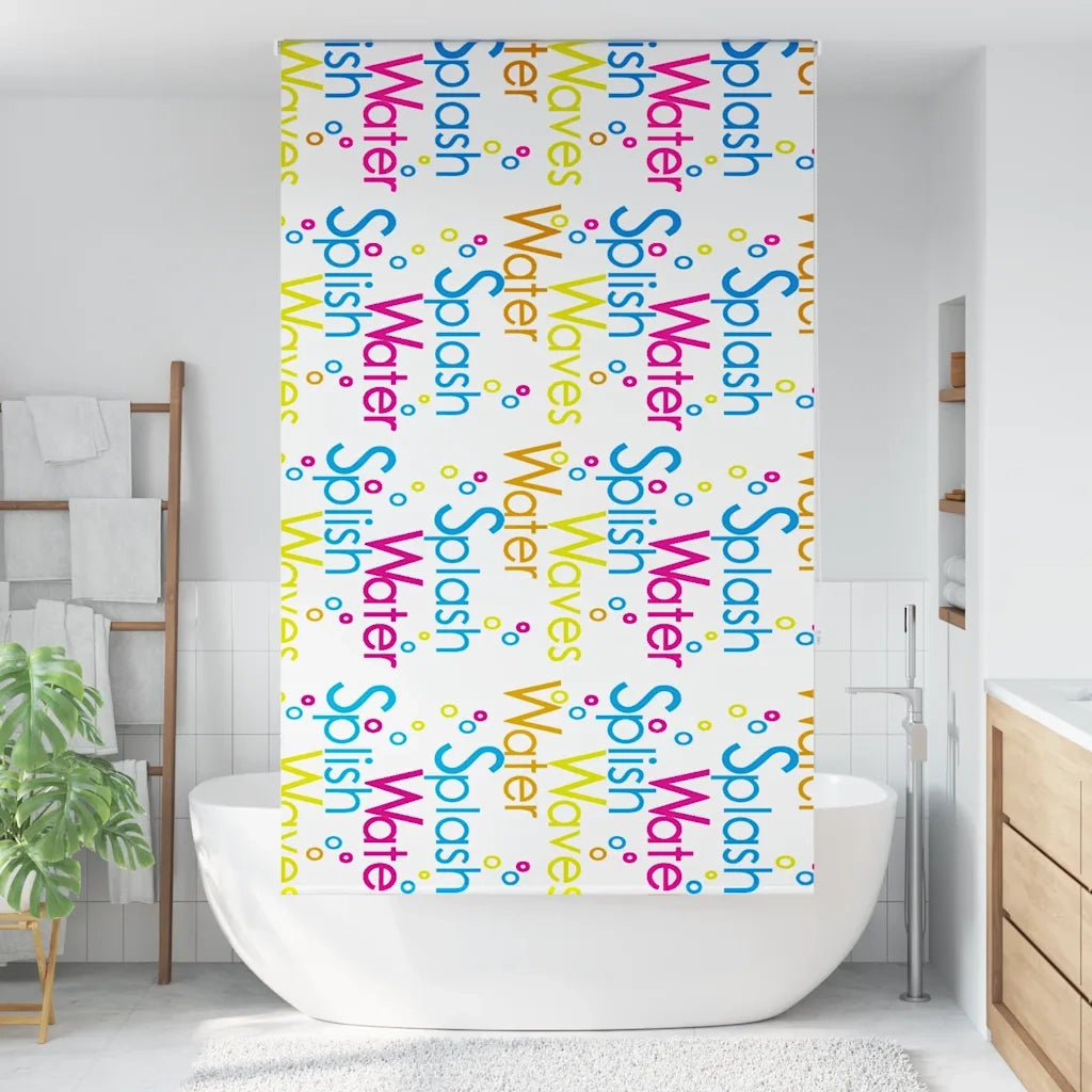 Tenda a Rullo Doccia-Tenda doccia a rullo 130x240 cm Larghezza Tessuto 126 cm 394384