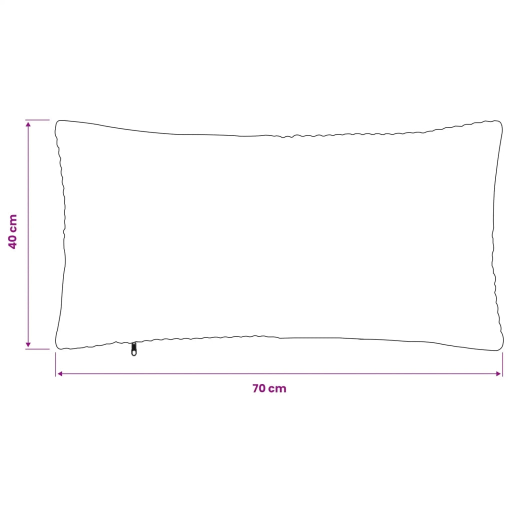 Federa 2 pcs ALMELO Blu 40 x 70 cm corduroy 914495