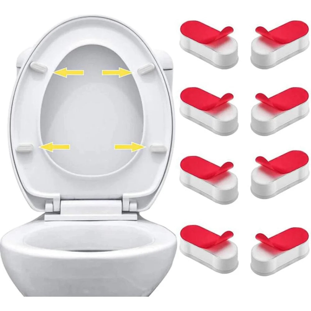 8 pezzi paraurti per sedile wc, paraurti sedile universale parau