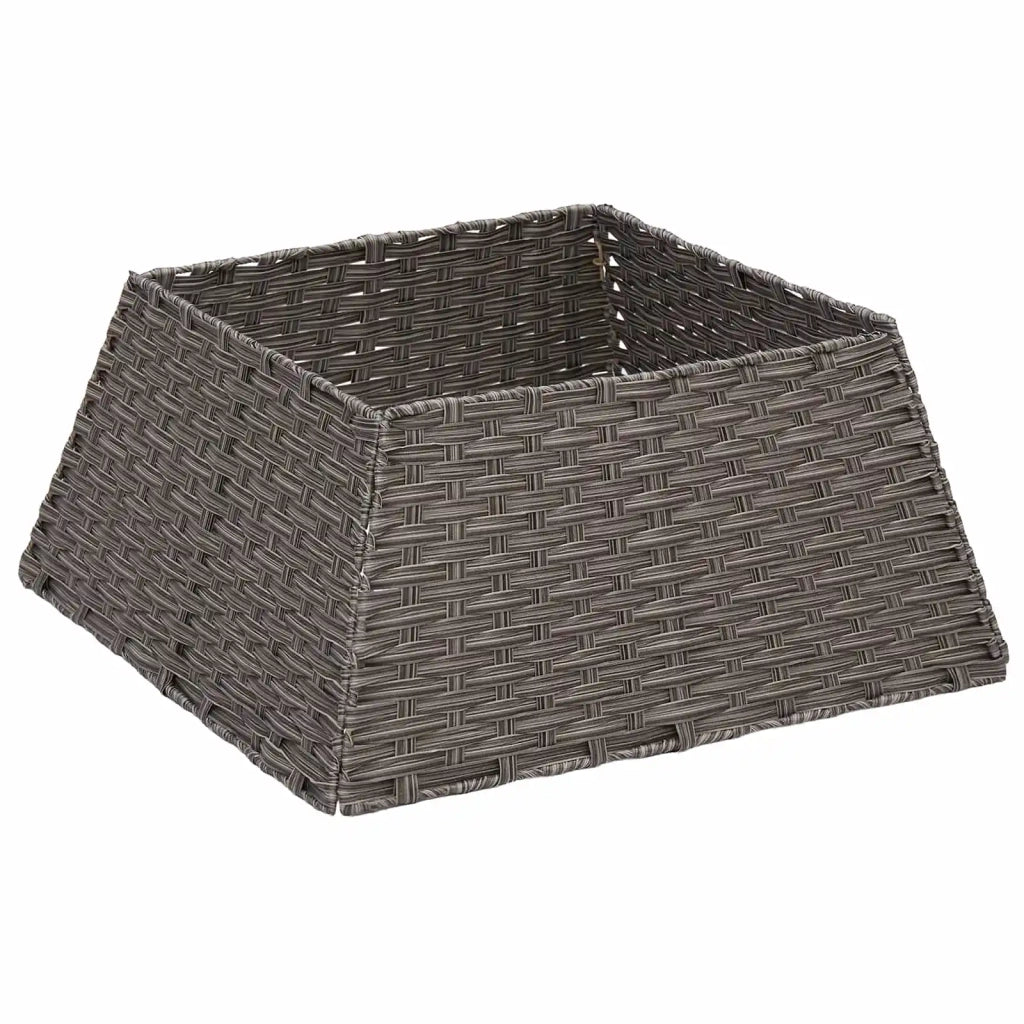 Collare per Albero di Natale Quadrato Grigio 60 x 60 x 28 cm 42048803