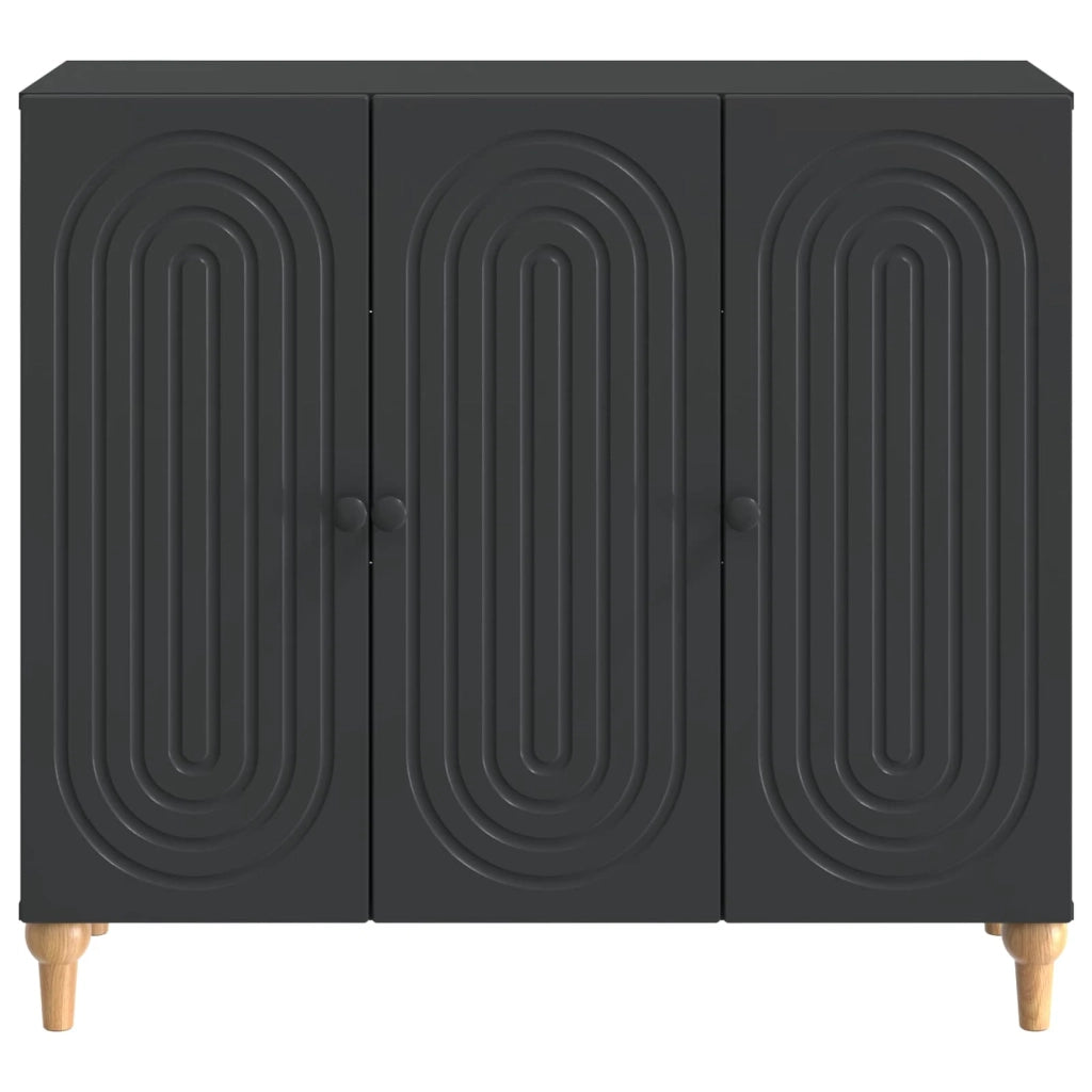 Credenza Nero 89 x 34,5 x 80 cm Legno ingegnerizzato 894186