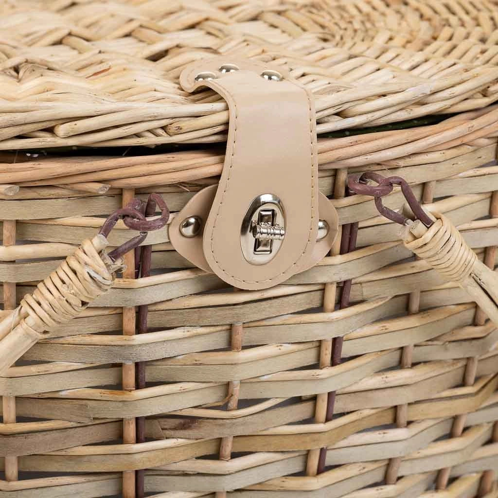 Cesto pic-nic marrone 40x28x25h
