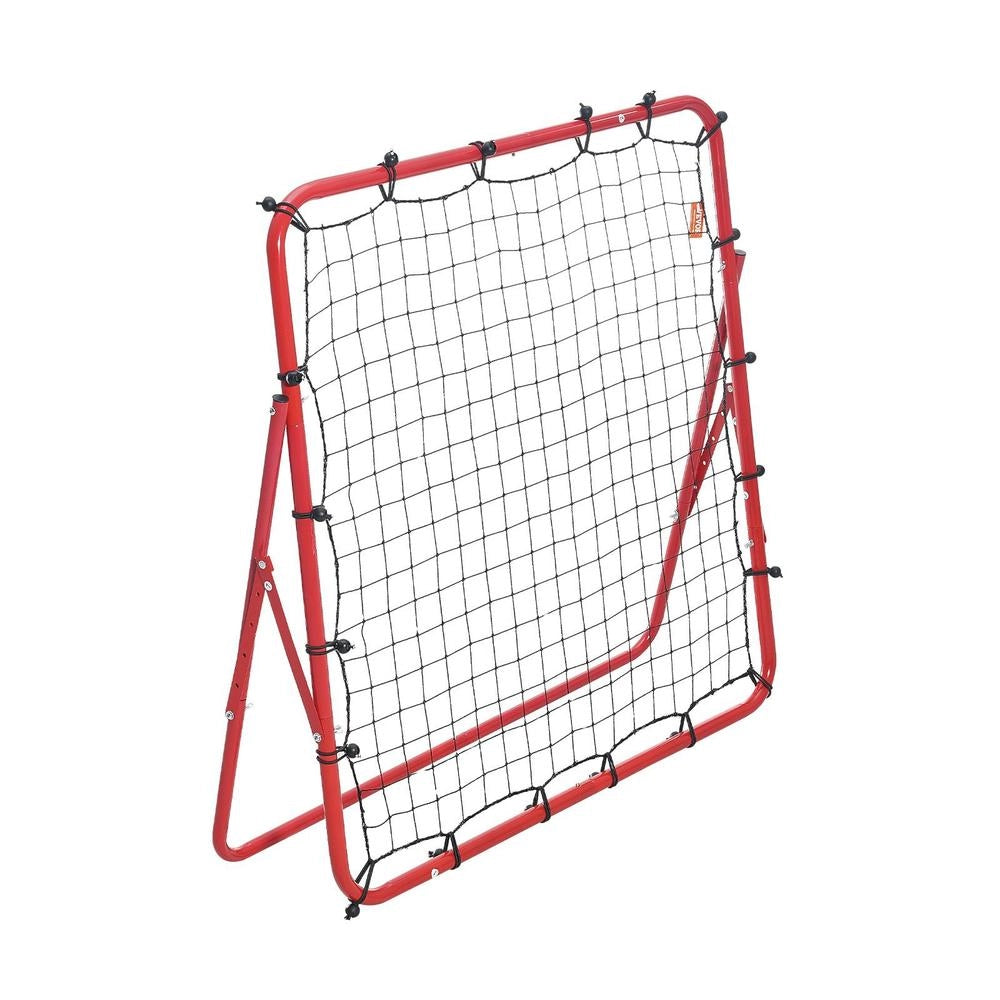 Rete Calcio Rimbalzo Pop Up 1x1m Allenamento Portatile Giardino Angolo Regolabile Tubo Ferro Rete PE Pieghevole