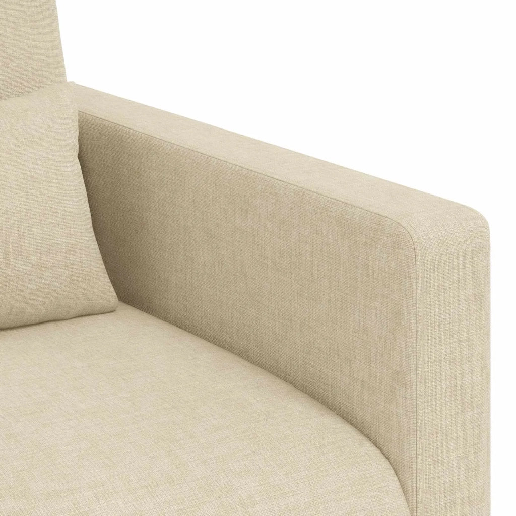 Set di divani 2 pcs Crema 158 x 78 x 80 cm Tessuto 3407542