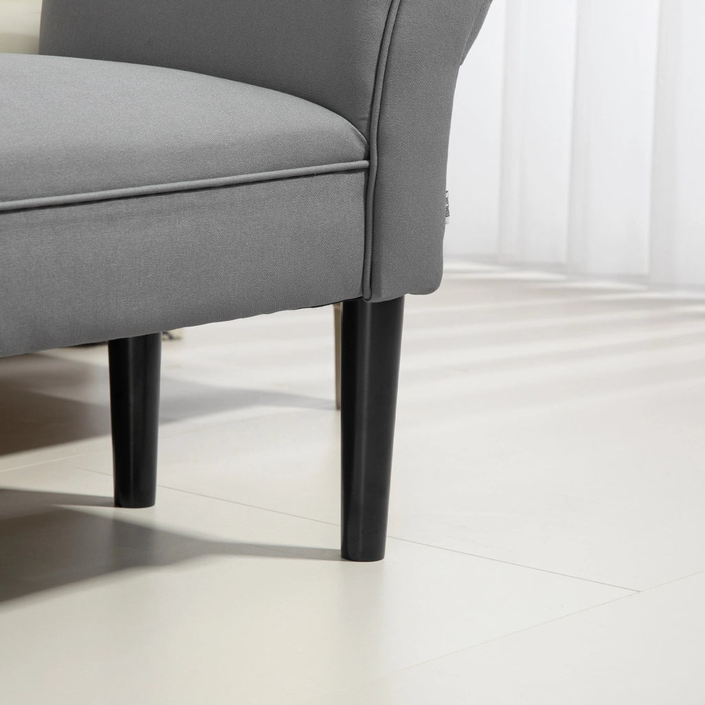 Panca letto imbottita ¨C Minimal ¨C Grigio 102x36x51 cm