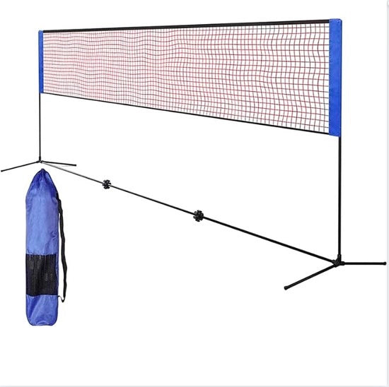 Impacco Badminton da 2 Persone - Incluso Rete - Set di Shuttlecock - Con Borsa da Viaggio