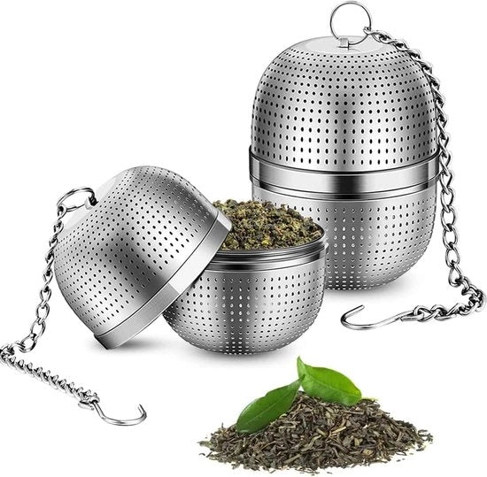 Tazza per Tè in Acciaio Inossidabile - 2 Pezzi