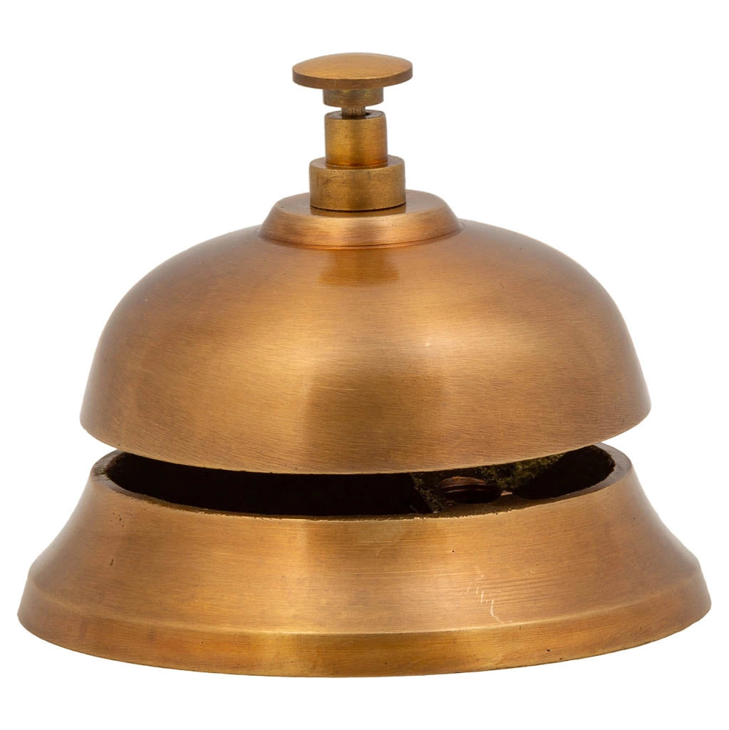 Campana in metallo dorato d10