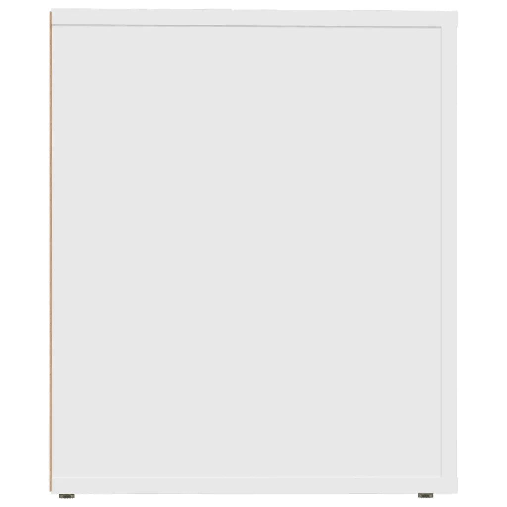 Comodini 2 pz Bianca 50x39x47 cm 816689