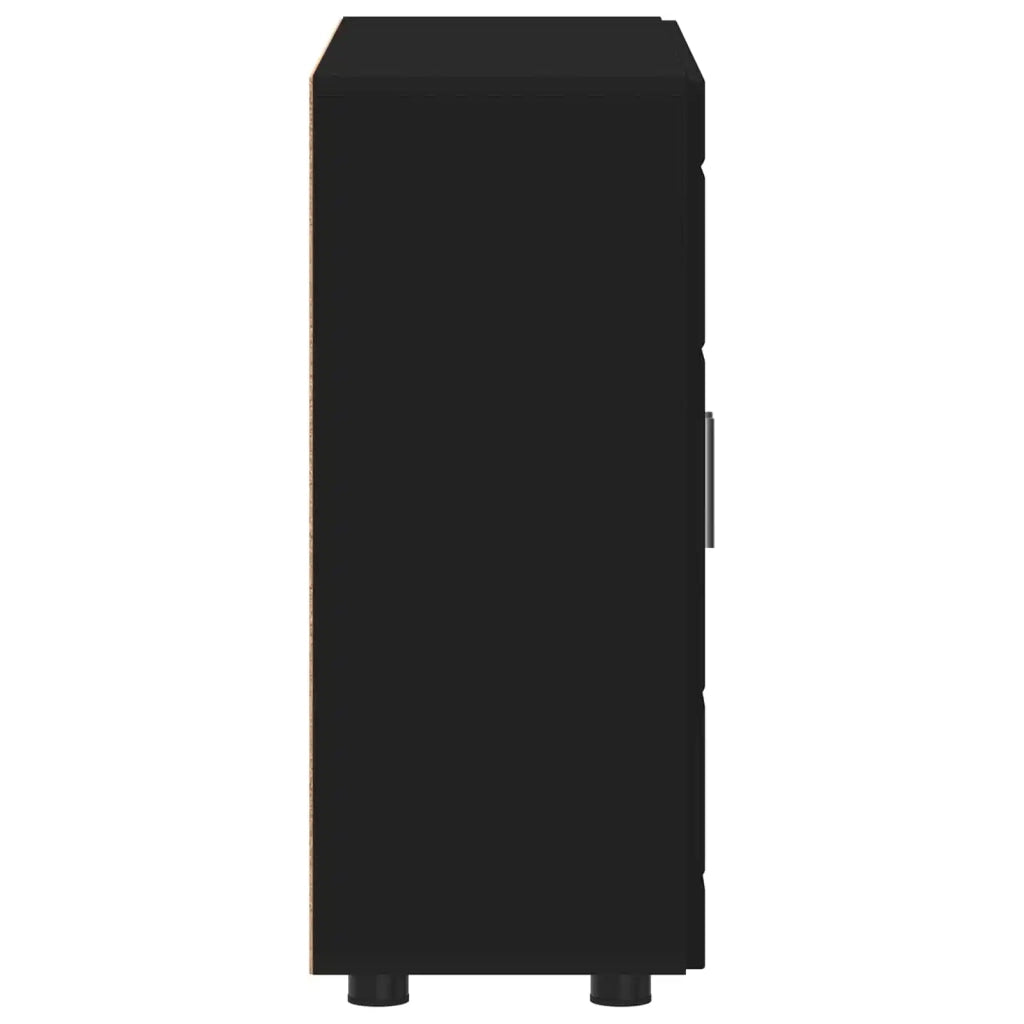 Armadio in Legno Nero 88,5 x 30,5 x 73 cm Legno multistrato CFW2732063