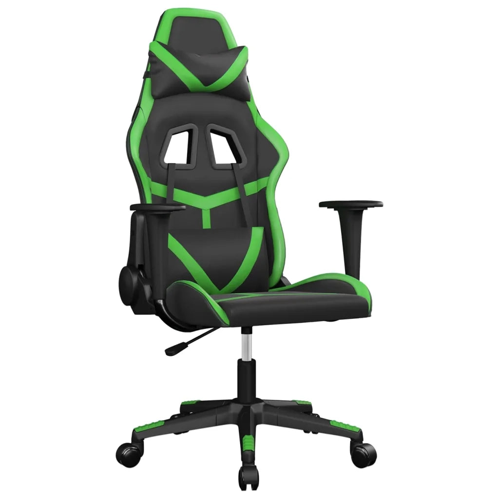 Sedia da Gaming | Sedia da e-sports Nera e Verde in Similpelle