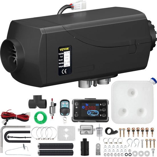 Riscaldatore Diesel per Camper 5KW 12V con Display LCD, Riscaldatore Diesel per Camper con Silenziatore per Camper, Auto e Trailer