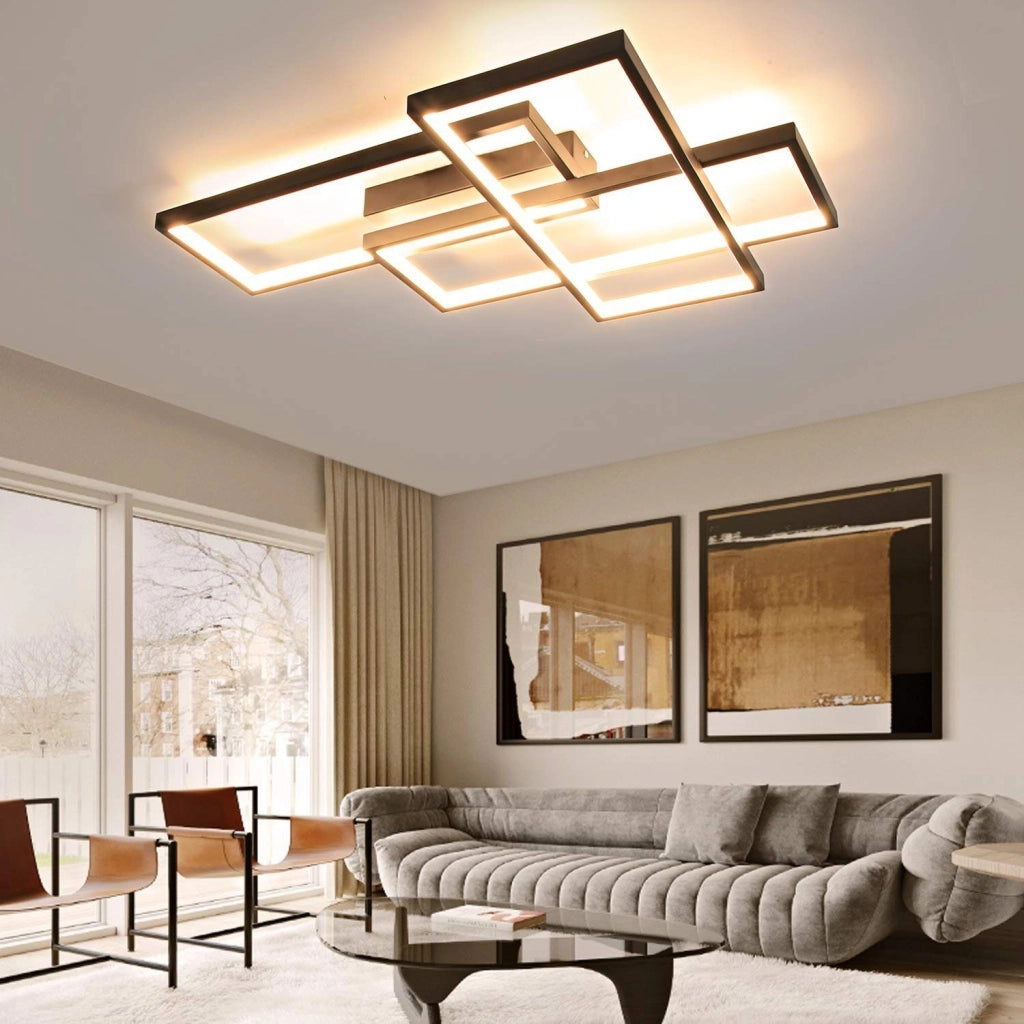 ZMH Lampada da soffitto LED geometrica moderna multifunzionale anche parete