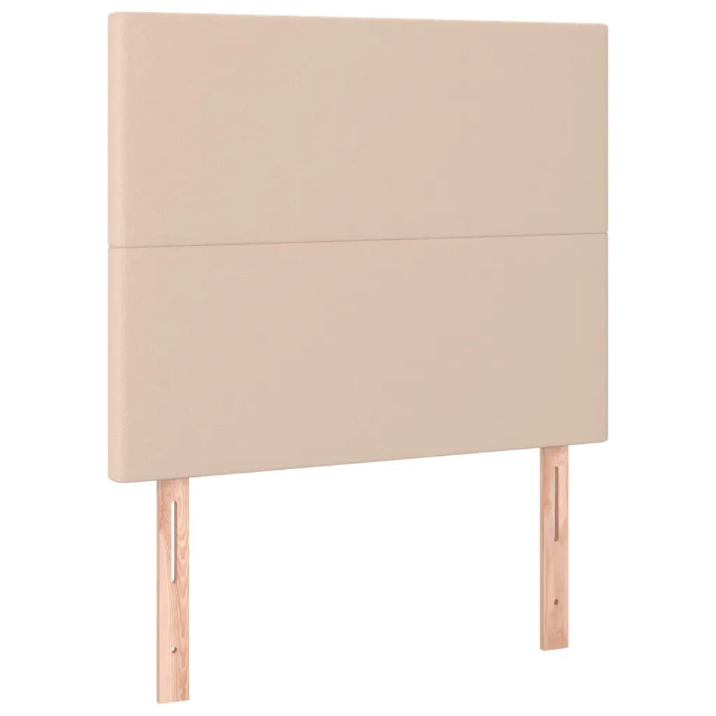 Giroletto a Molle con Materasso Cappuccino 90x200 cm Similpelle