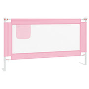 Sponda Letto di Sicurezza per Bambini Rosa 150x25 cm Tessuto CFW4196238