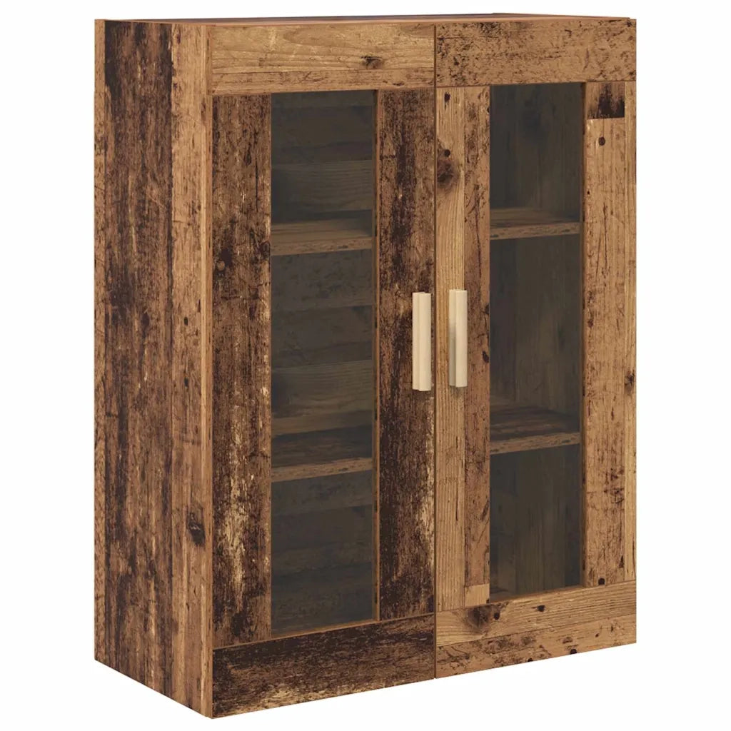 Credenza | Madia | Buffet da pranzo | Armadio da pranzo Legno vecchio 69,5 x 34 x 180 cm Legno multistrato