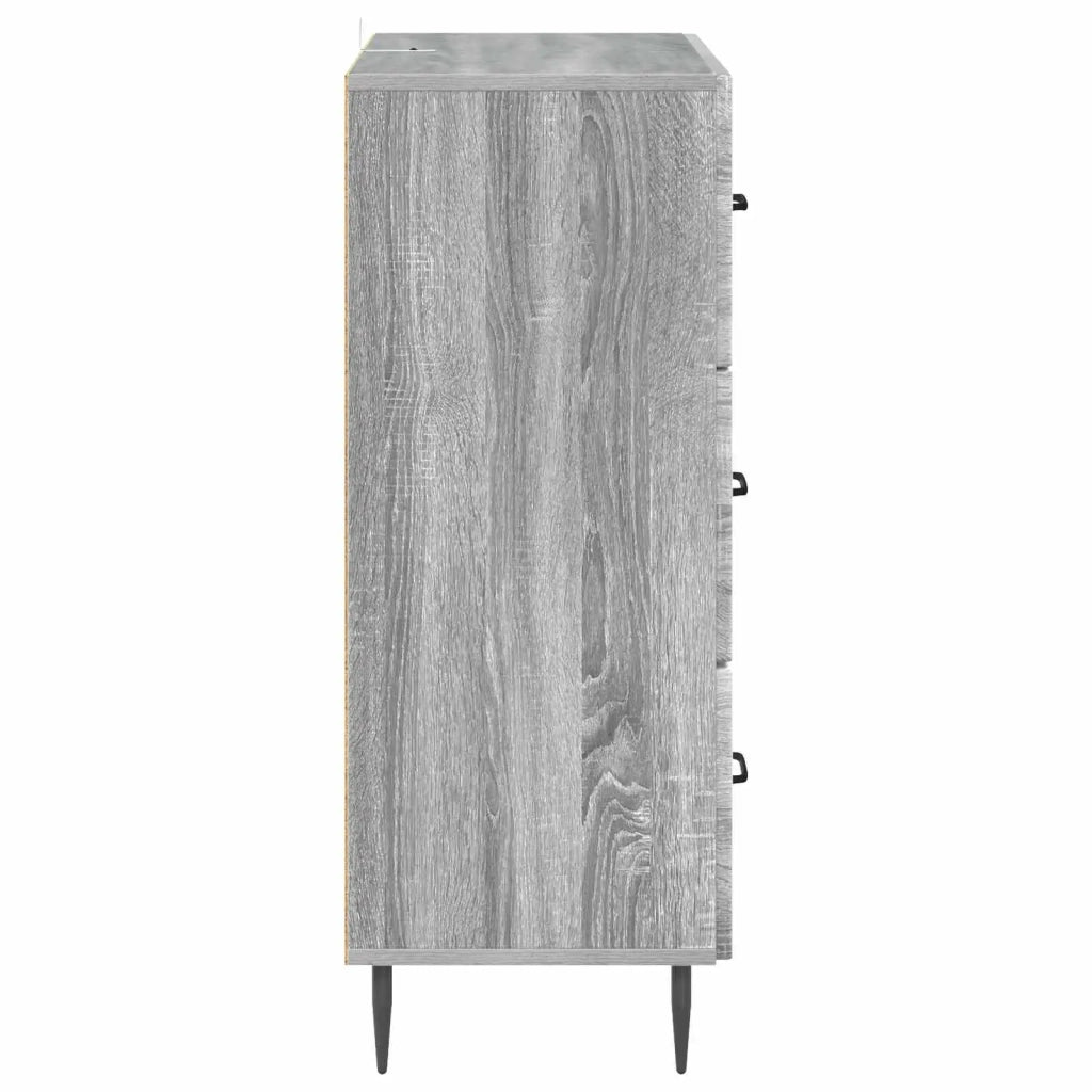 Mobile con Cassetti Sonoma grigio 66 x 34,5 x 89,5 cm 894841