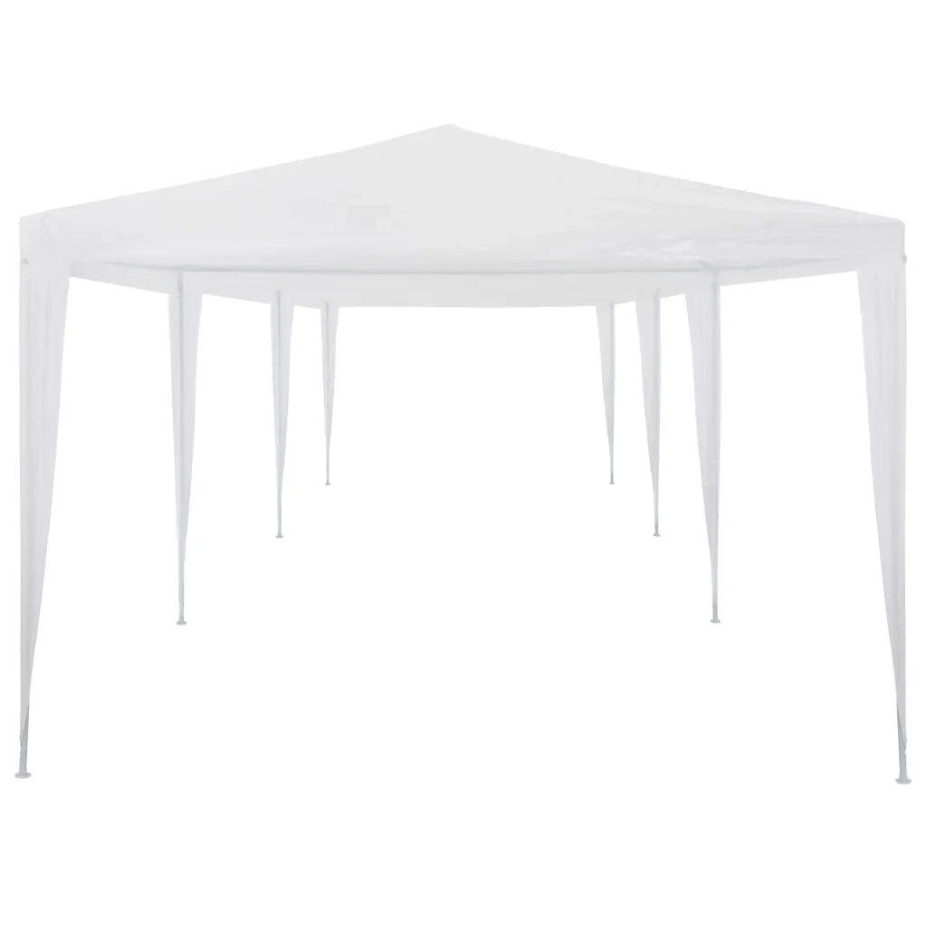 Tenda per Feste-Tenda Gazebo 3x9 m in PE Bianca