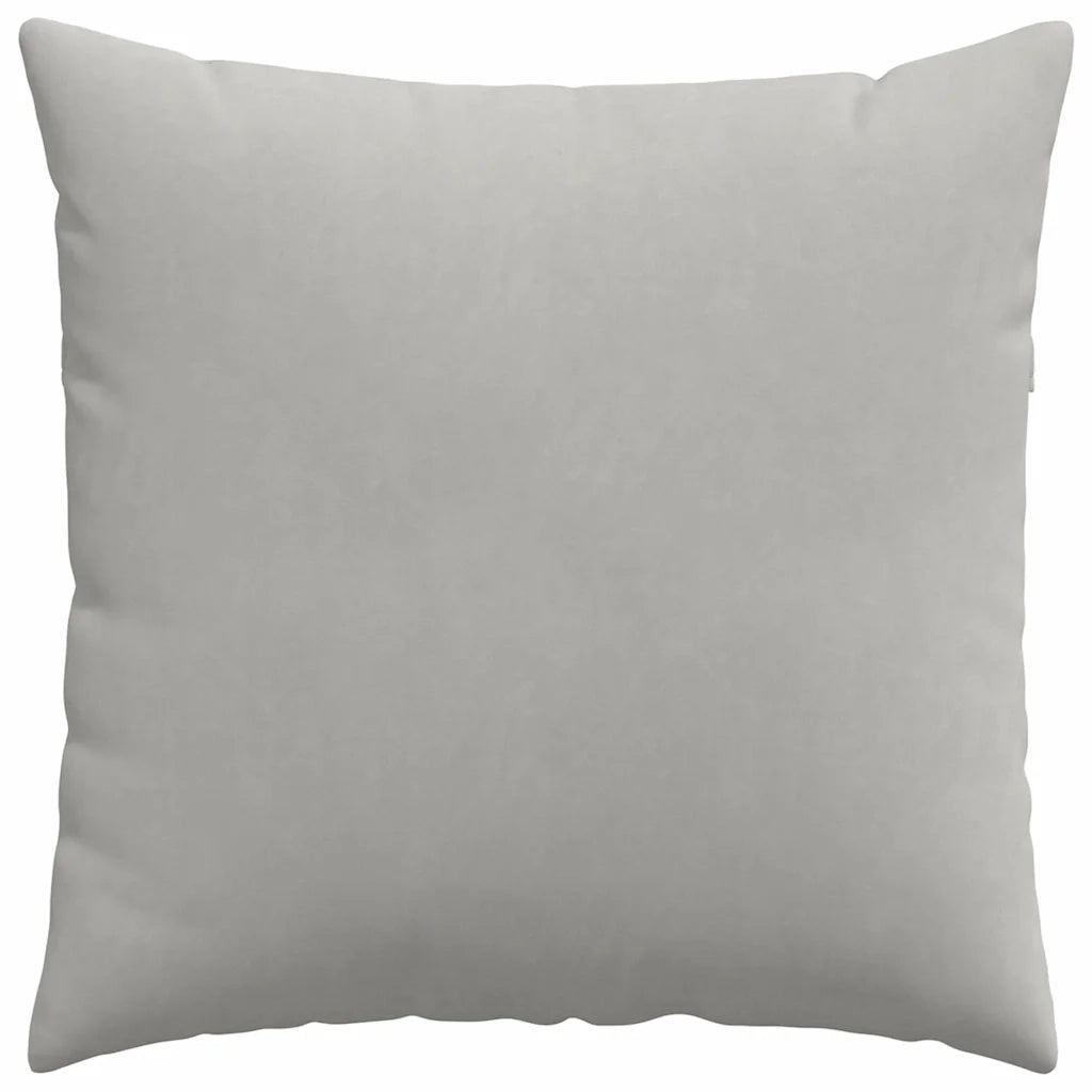 Cuscini da Divano 2 pcs Grigio chiaro 80 x 80 cm Tessuto 42014070