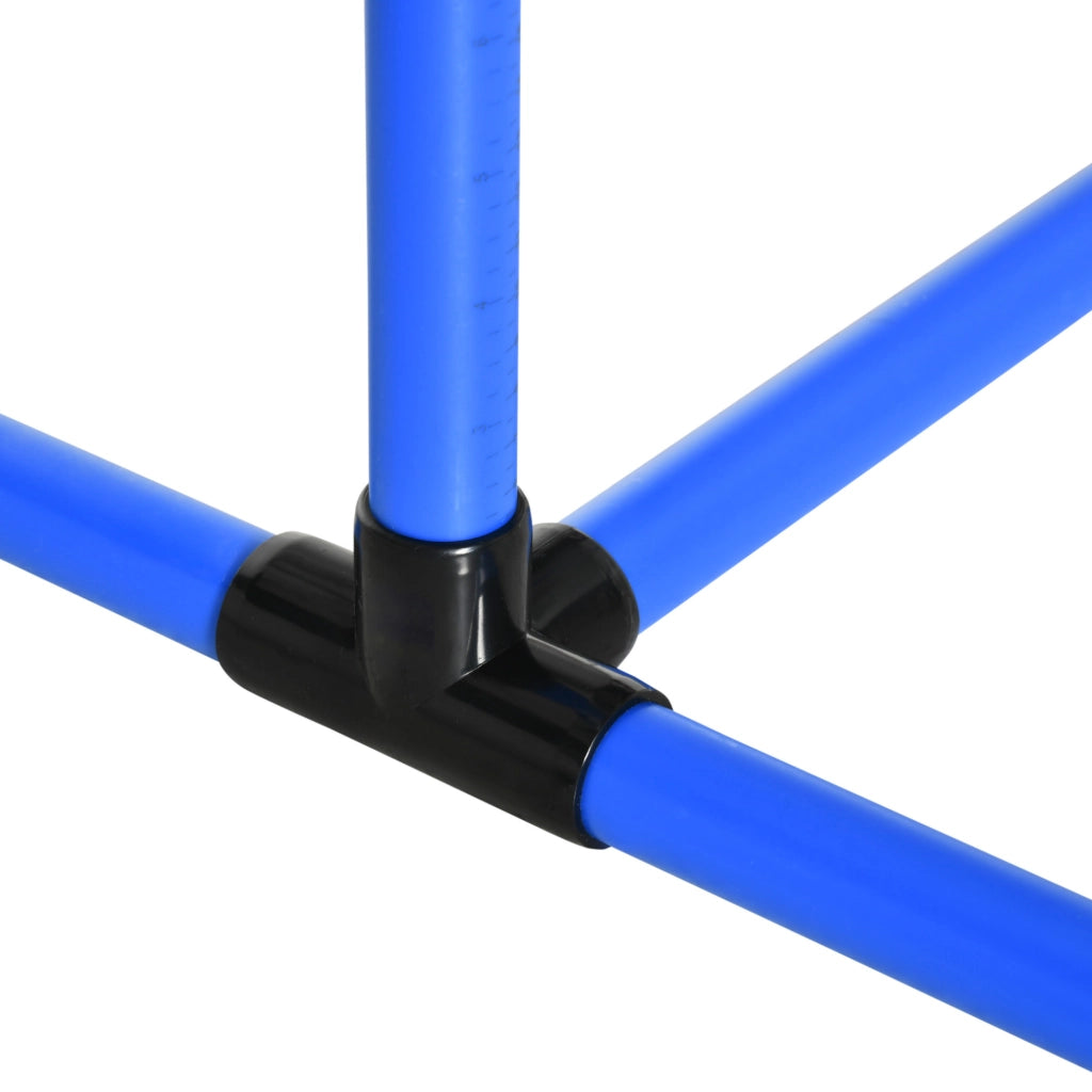 Ostacolo agility per cani 99x65x94 cm in plastica blu regolabile