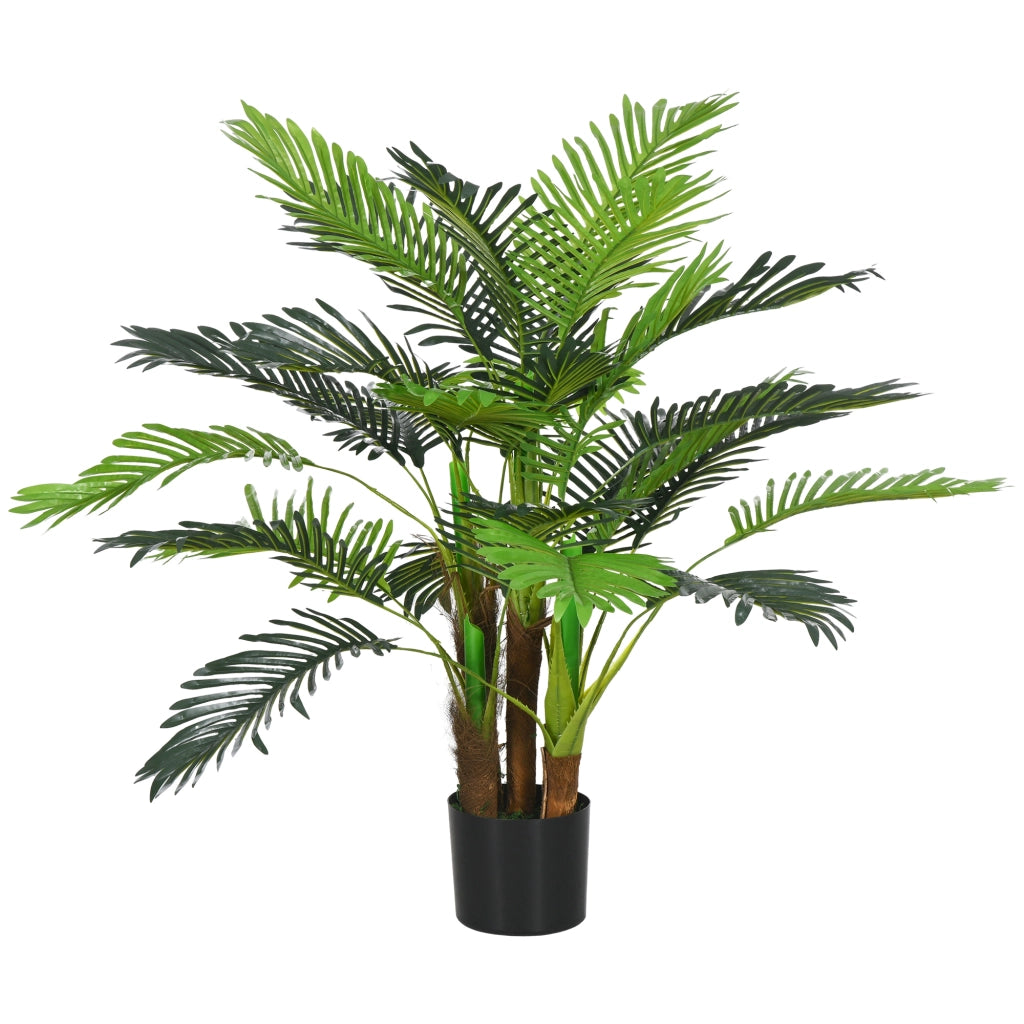PIANTA ARTIFICIALE Palma 100 cm Verde in Plastica per interno ed esterno