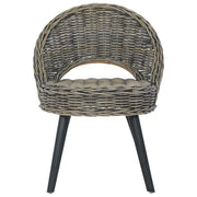 Poltrona | Sedia Relax in Rattan Kubu Nero