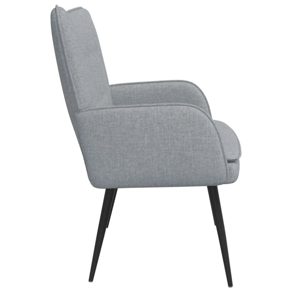 Divano a 2 Posti Grigio chiaro 115 x 61 x 87 cm Tessuto 42028902