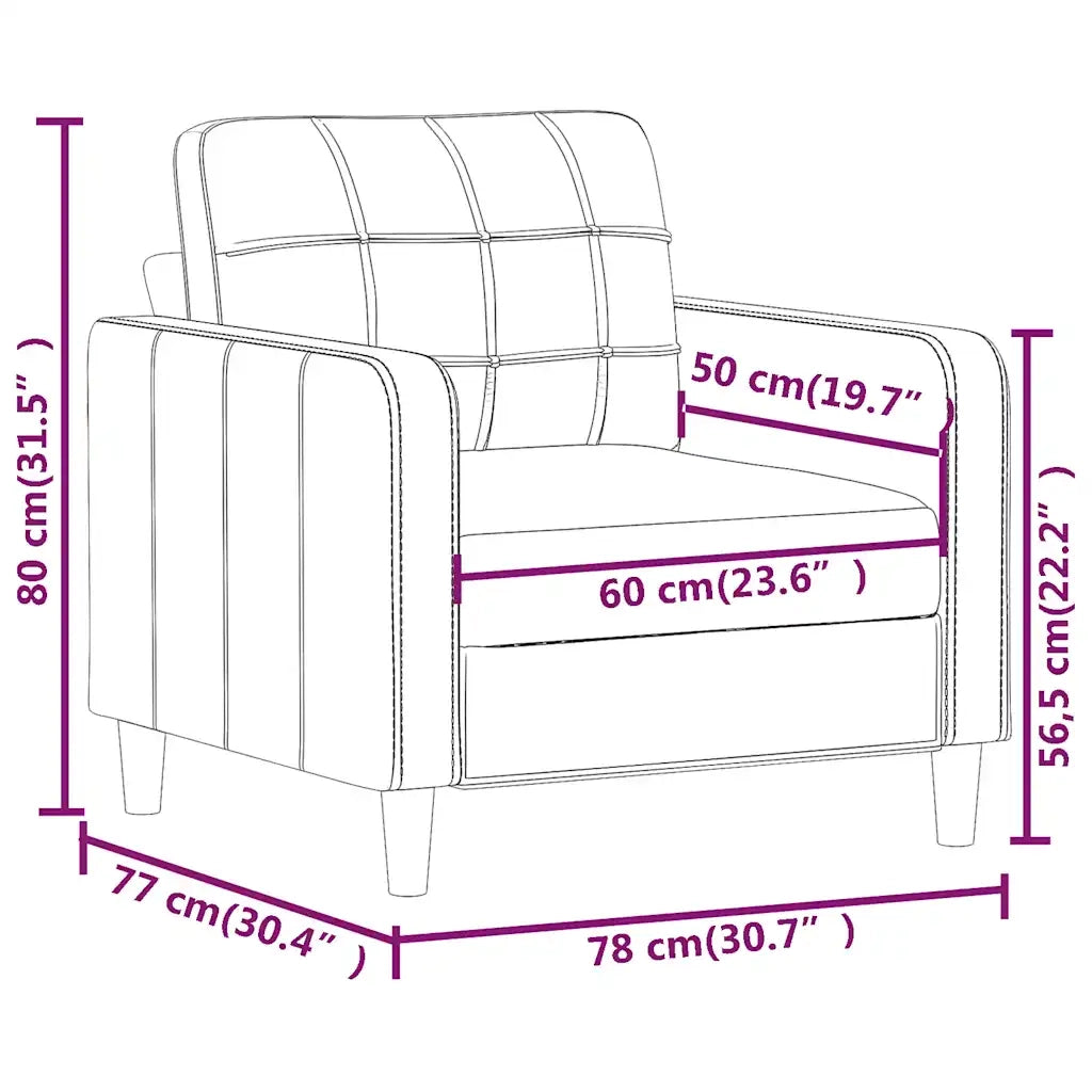 Poltrona | Sedia Relax Nera 60 cm in Similpelle