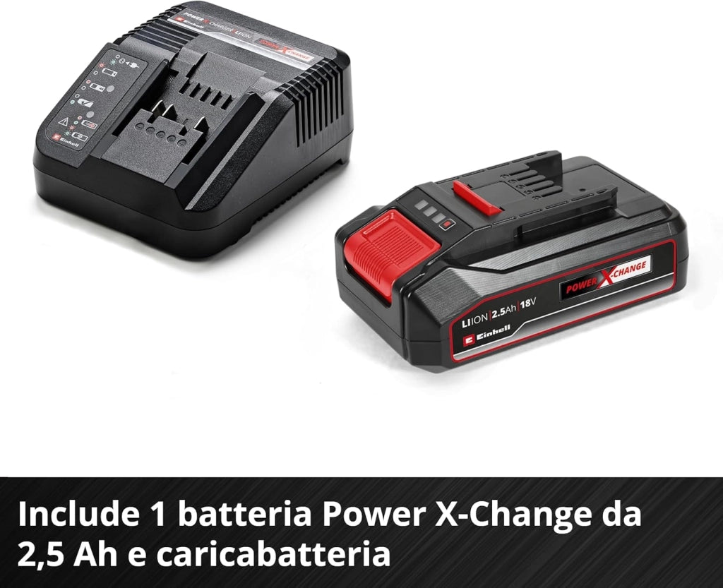 TRAPANO AVVIT PERCUS BATTERIA TECD1844LI EINHELL  VOLT 18 AH 2,5 XCHANGE
